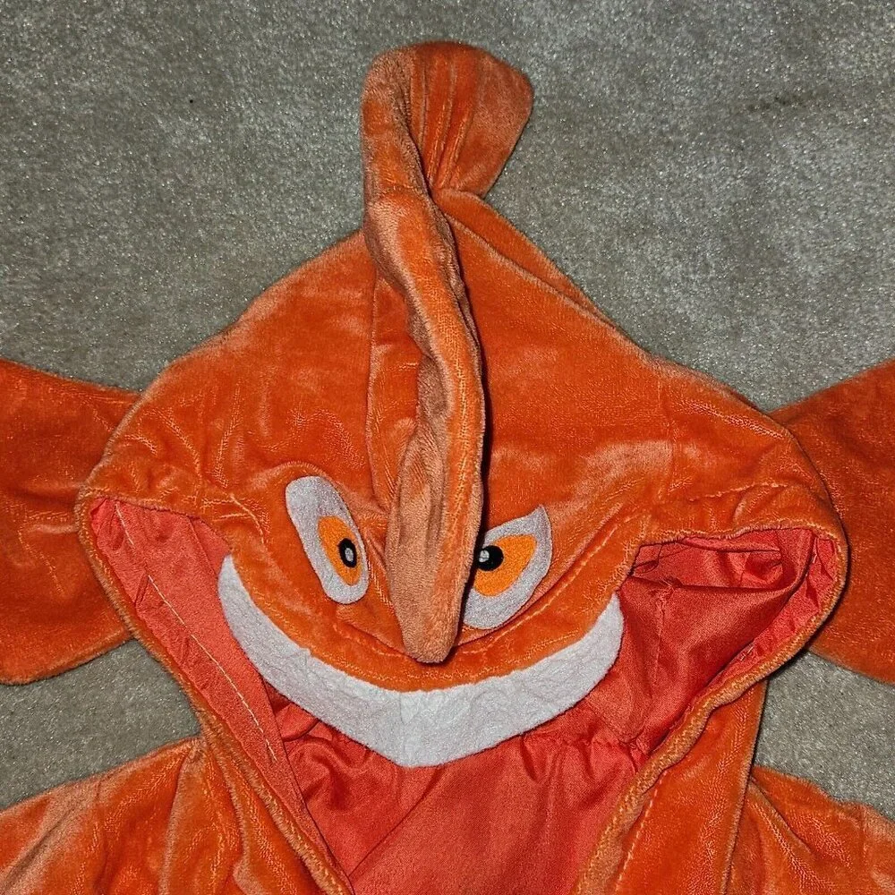 Orange Clown Fish Halloween Costume Baby 18-24 Months JACKET ONLY Handmade Nemo